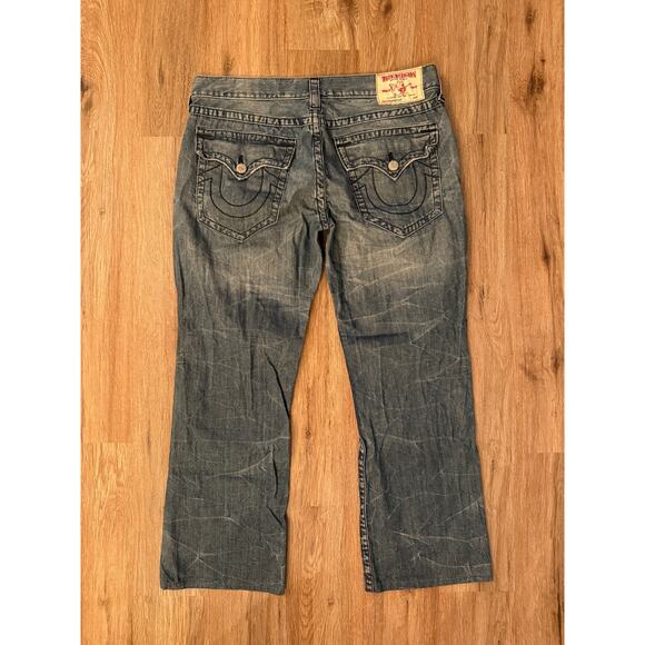 True Religion Boot Cut Men’s Jeans Size 38x29 - Picture 3 of 5